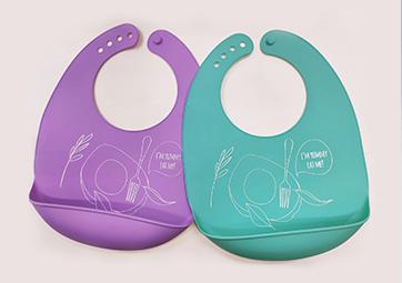 Silicone baby bib